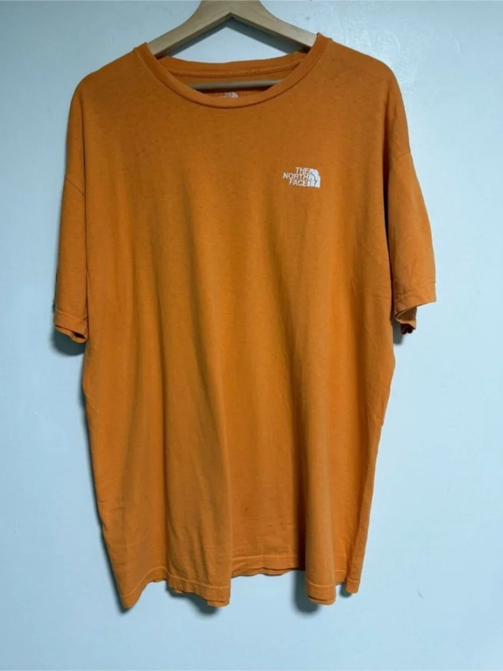 The North Face “Never Stop Exploring” Graphic Tee Orange Men’s Large
